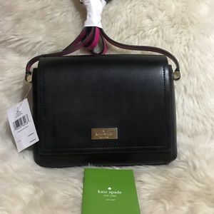NWT.  Kate Spade Ava Arbour Hill XBody Black Small